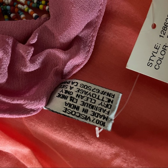 Beaded sarong triangle shape - Picture 5 of 12